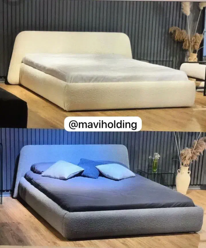 تخت خواب تدی مبلمان ماوی کیش|تخت و سرویس خواب|کیش, |دیوار