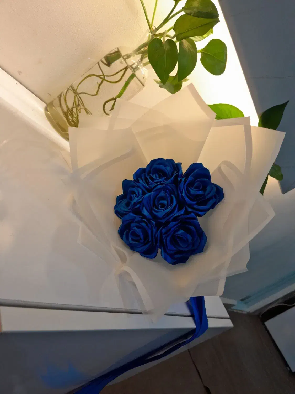 دسته گل روبانی،گل روبانی.گل جاودان.گل مصنوعی|گل مصنوعی|اهواز, پادادشهر|دیوار