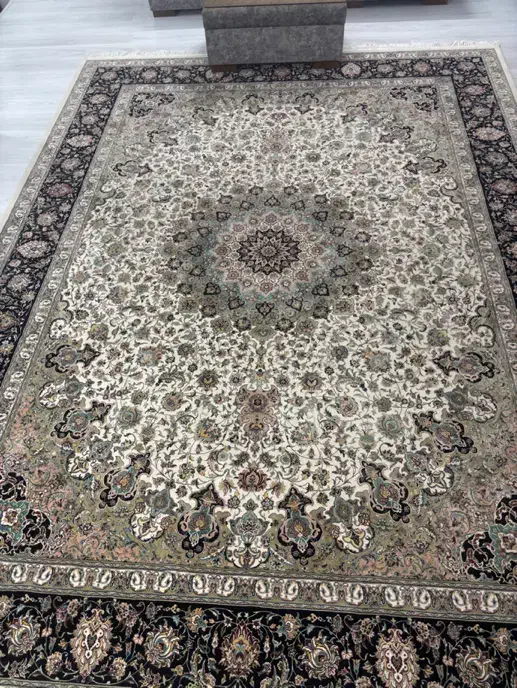 دو فرش ۱۲۰۰ شانه زمرد مشهد|فرش|ری, شهرری|دیوار