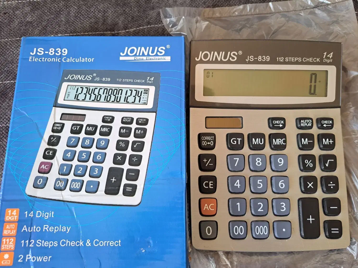 ماشین حساب JOINUS مدل 839     نو و آکبند|لوازم التحریر|کیش, |دیوار