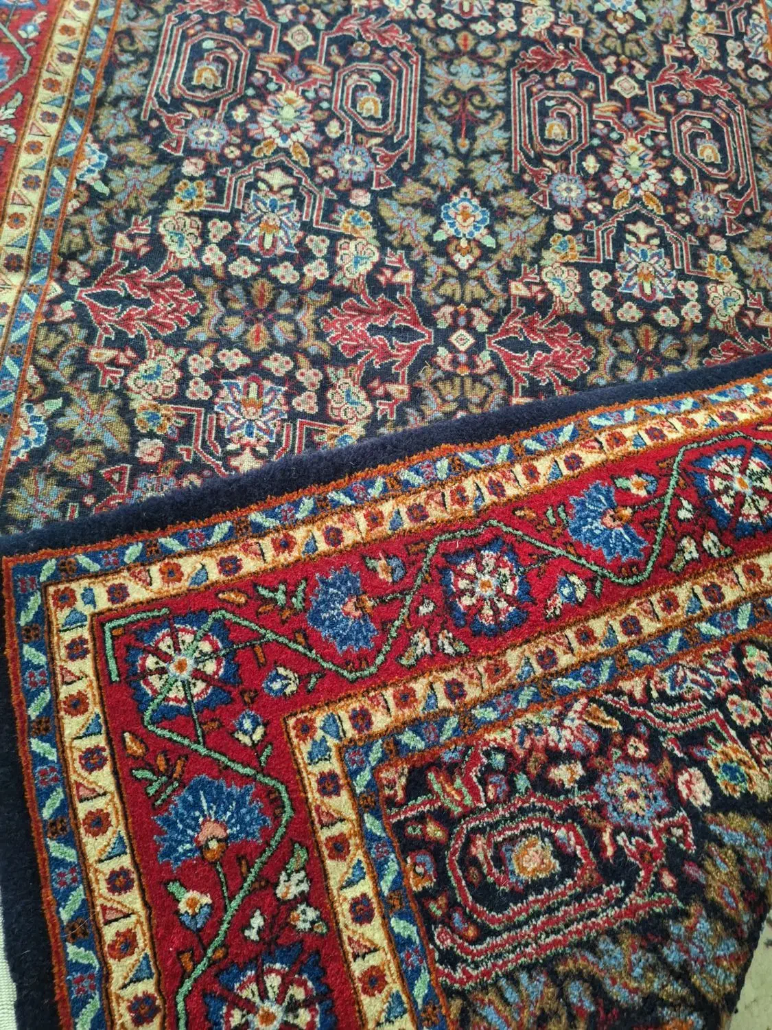 قالیچه پرده ای سایز بزرگ دستبافت|فرش|اراک, |دیوار