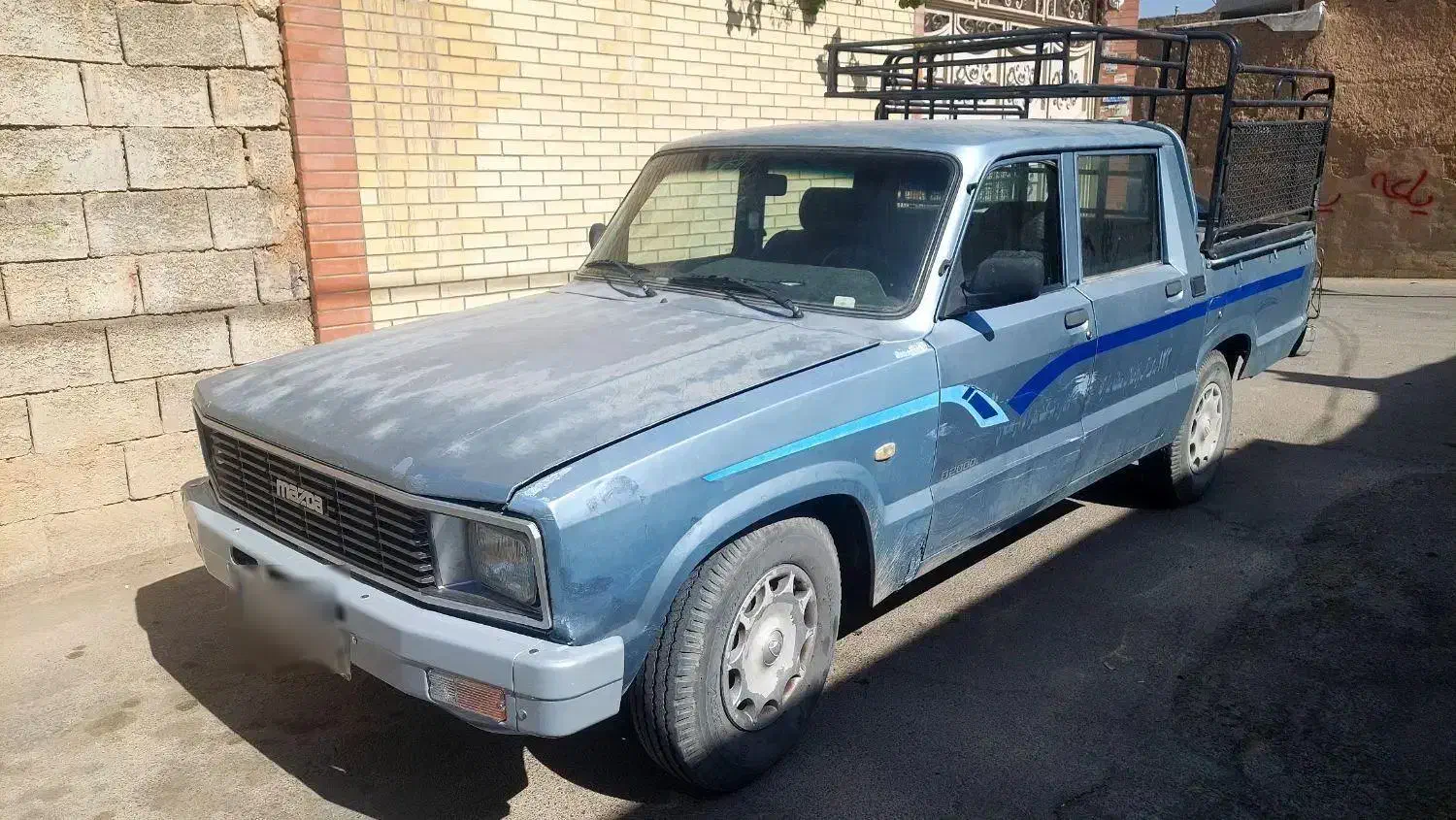 مزدا دو کابین ۹۱ گازسوز فابریک|خودرو سواری و وانت|خمینی‌شهر, |دیوار