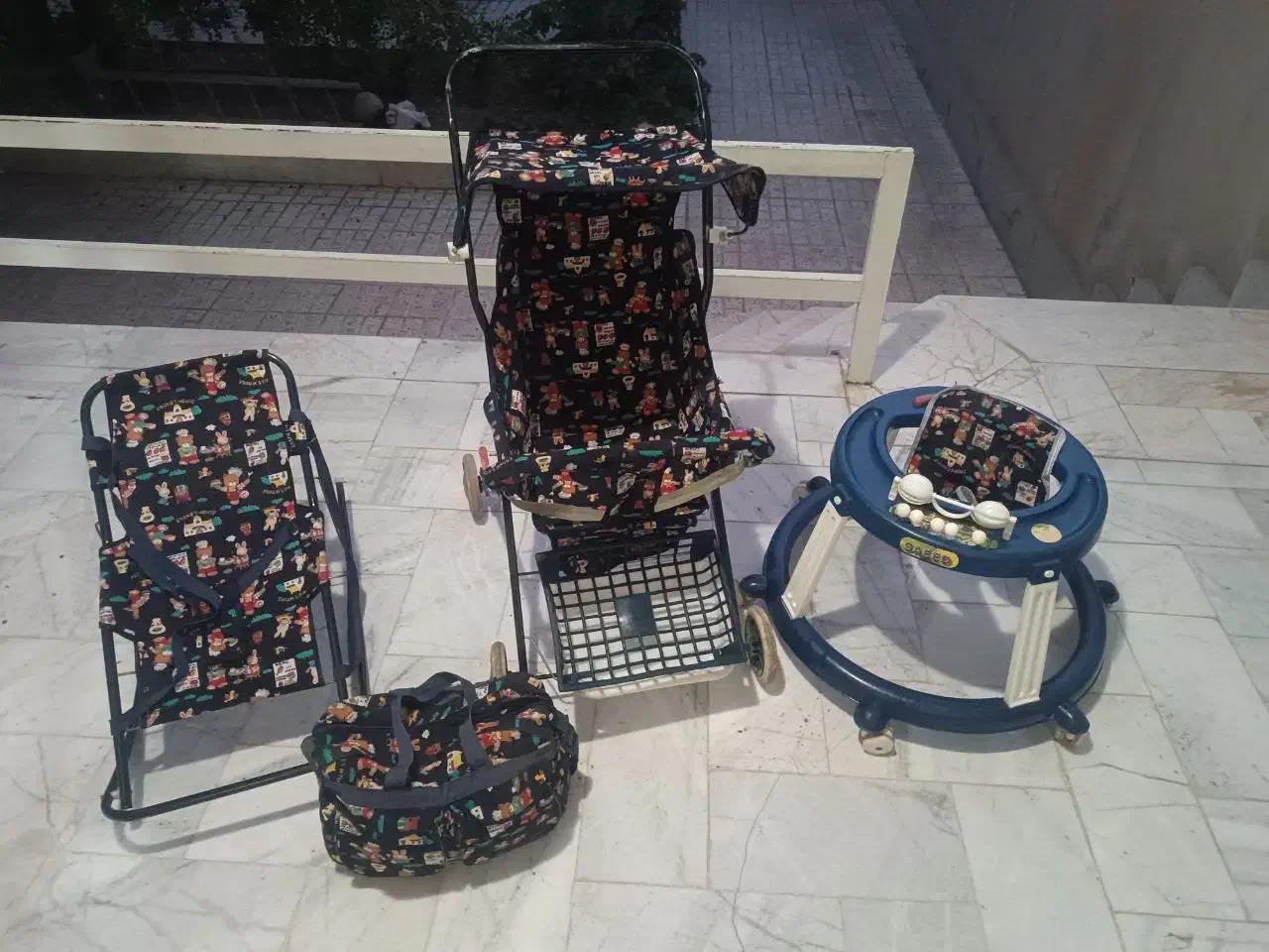 ست کالسکه و روروئک و کیف و نی نی لای لای|کالسکه و لوازم جانبی|نیشابور, شریعتی|دیوار