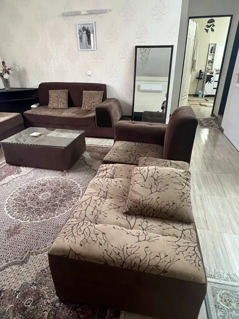 مبل ۷ نفره ومیز وسط و میز بار|مبلمان خانگی و میز عسلی|لنگرود, |دیوار