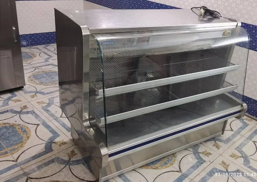 فروش یخچال ویترینی استیل باشیشه خمیده|فروشگاه و مغازه|شادگان, |دیوار