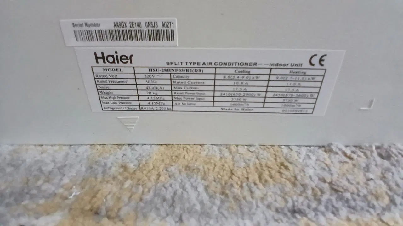 کولر گازی اینورتر ۳۰ هزار هایر Haier اصل امریکایی|کولر گازی و فنکوئل|تهران, جنتآباد شمالی|دیوار