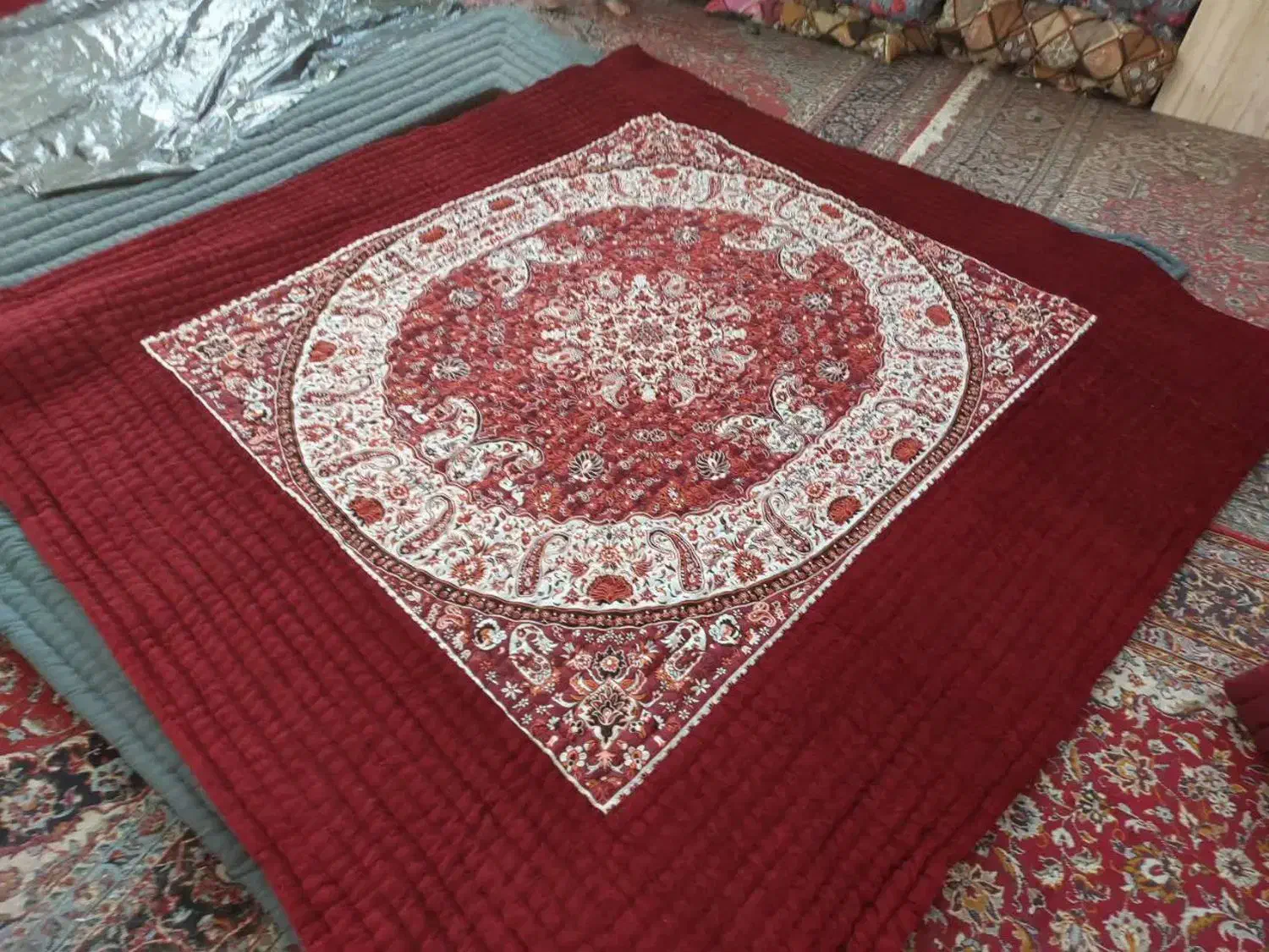 تشک پشمی و لحاف پشمی کرسی|رختخواب، بالش، پتو|سمنان, |دیوار