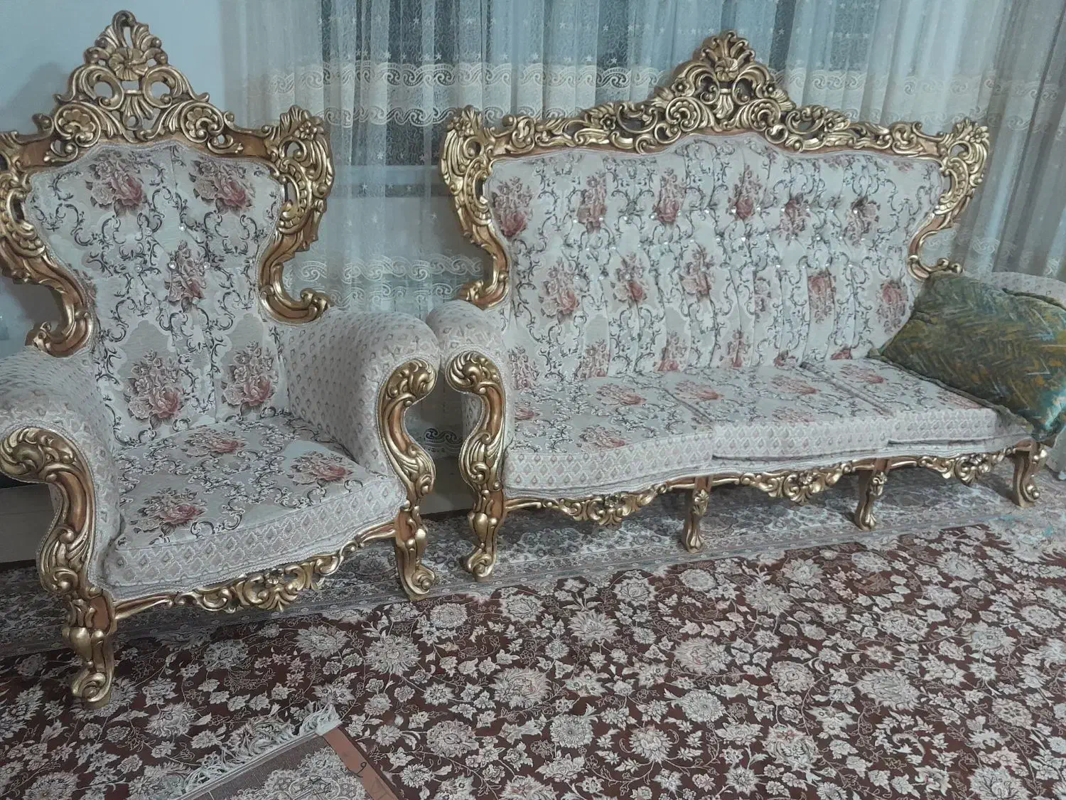 مبل سلطنطی در حد نو|مبلمان خانگی و میز عسلی|سقز, |دیوار