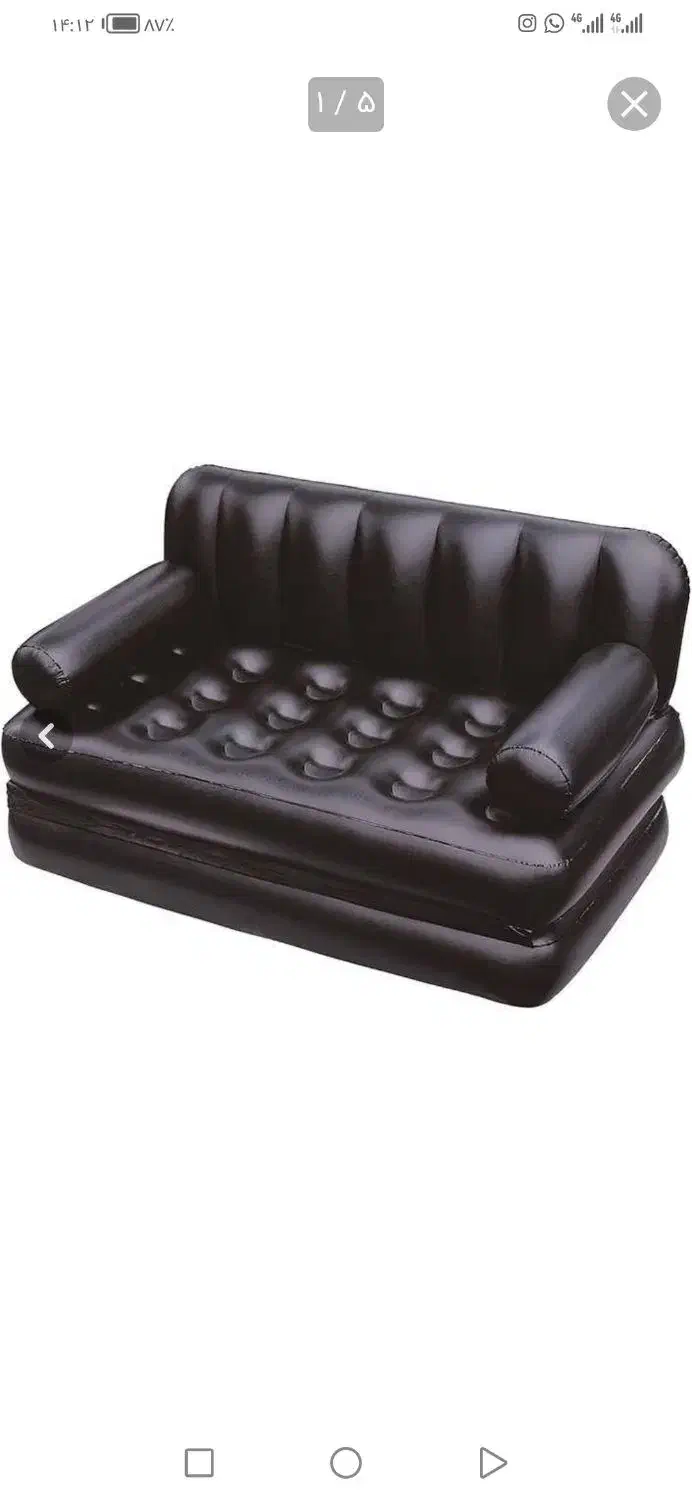 مبل بادی 2 نفره تخت شو|مبلمان خانگی و میز عسلی|اصفهان, فرماندهی انتظامی اصفهان|دیوار