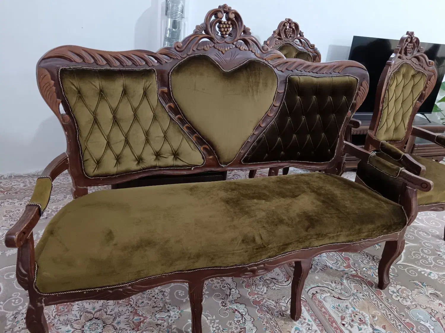 مبل سلطنتی|مبلمان خانگی و میز عسلی|نیشابور, بنیاد شهید|دیوار