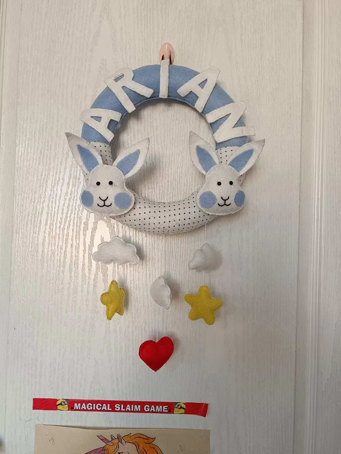 آویز اسم|اسباب و اثاث بچه|سیرجان, |دیوار