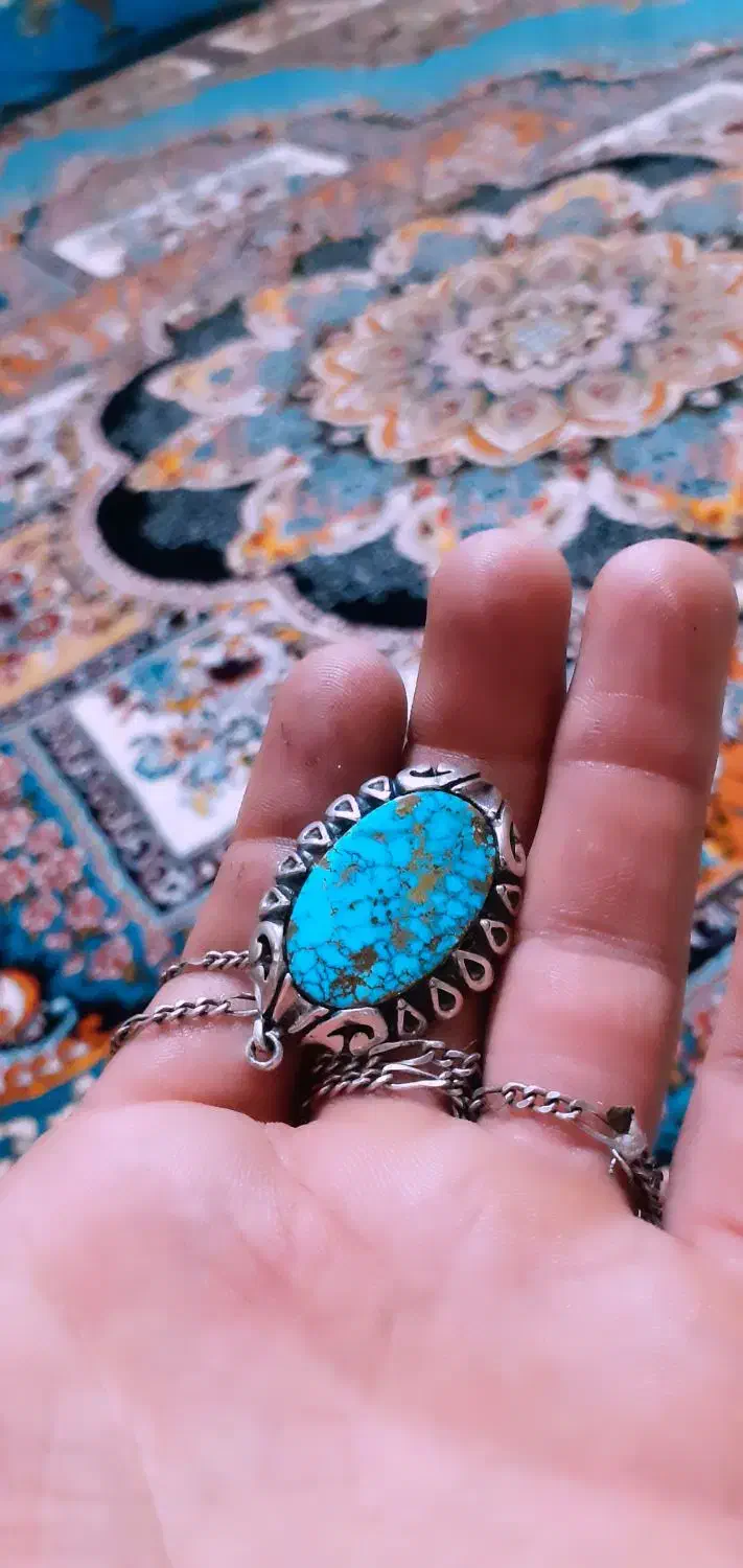فرش و گردنبند نقره انگشتر|فرش|قوچان, |دیوار