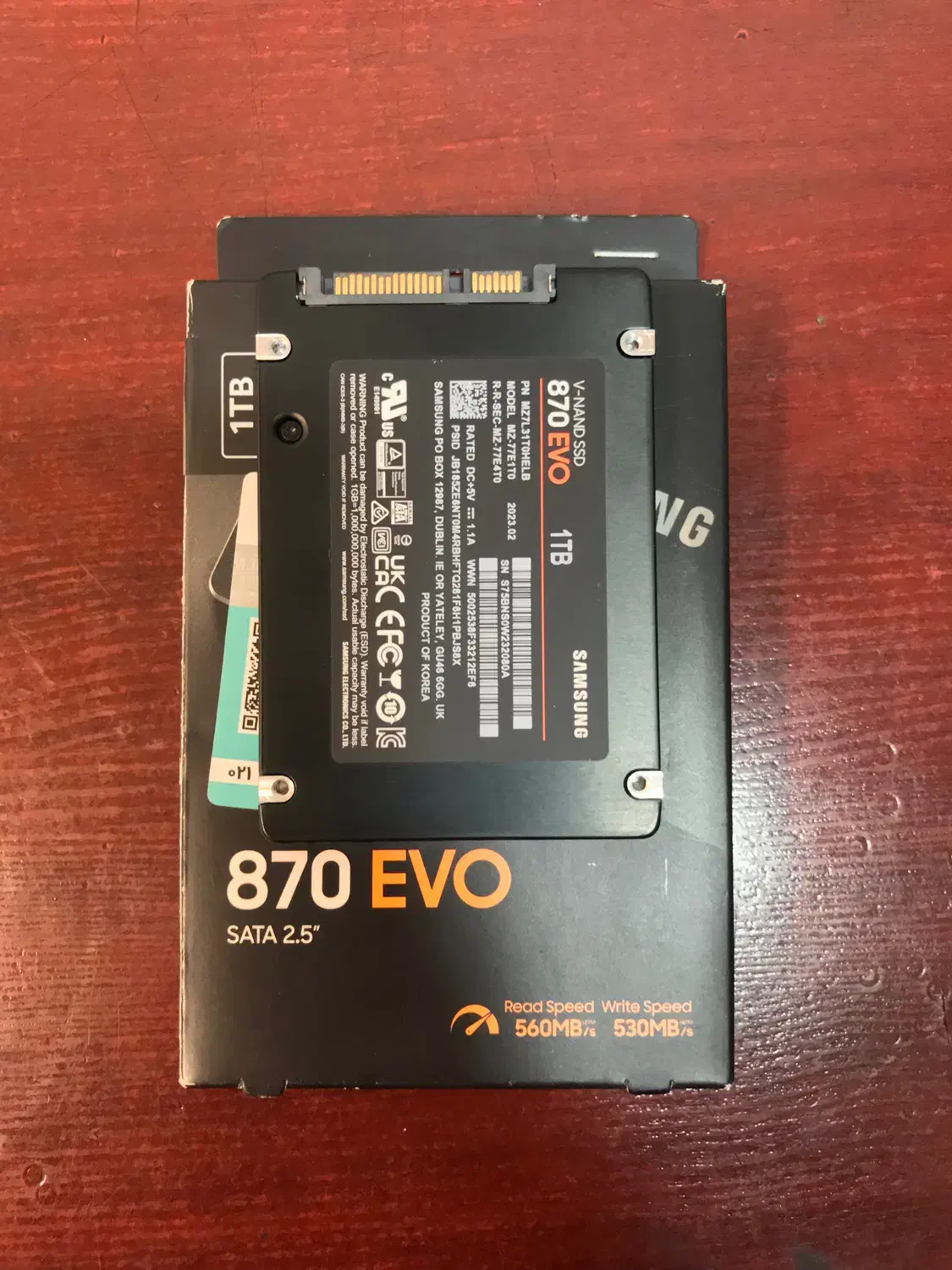 ssd samsung 870 evo 1TR|قطعات و لوازم جانبی رایانه|کردکوی, |دیوار