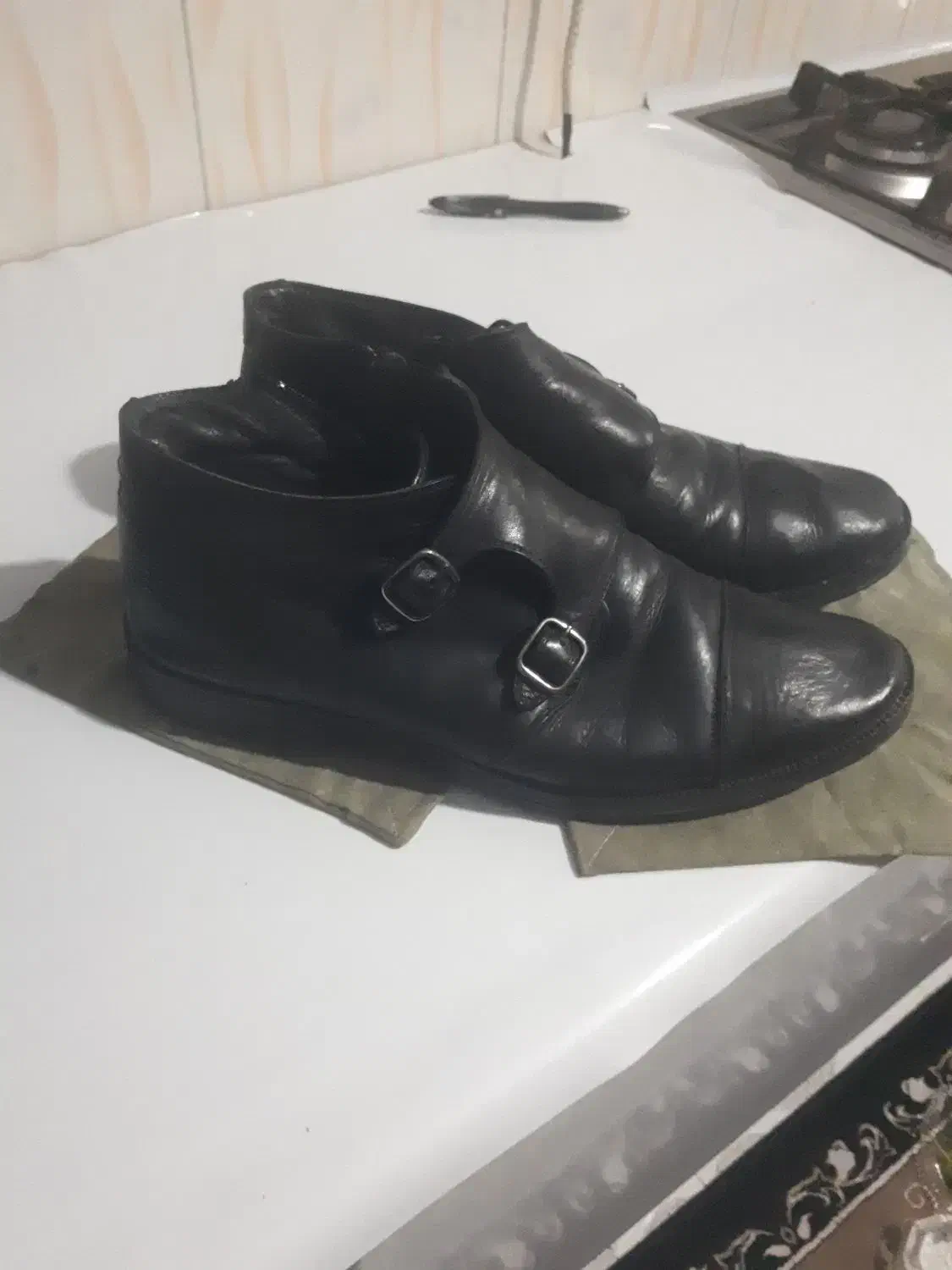 نیم بوت ۴۲ چرم اصل|کیف، کفش، کمربند|خرمآباد, |دیوار