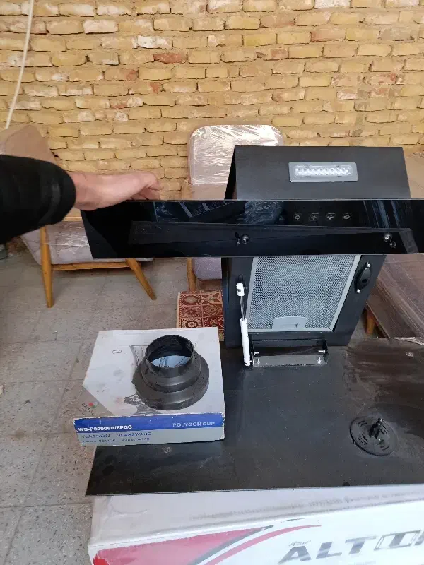 سرخ کن سالم در حد نو ۲۲۰۰ و یک عدد هود نو|اجاق گاز و لوازم برقی پخت‌وپز|خلیل آباد, |دیوار