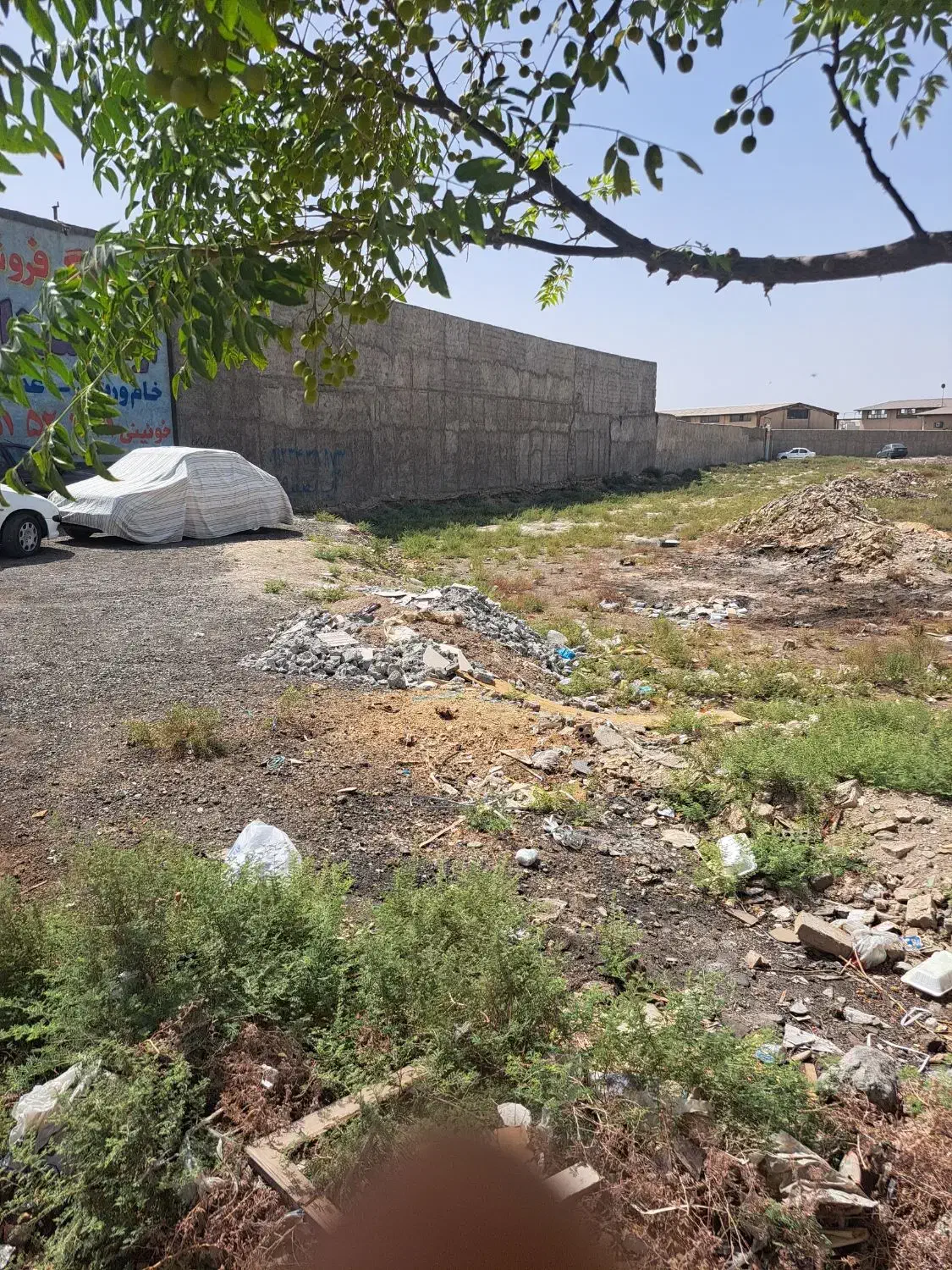 زمین بر اصلی شهرک صنعتی بهاریه|فروش زمین و ملک کلنگی|بهارستان, |دیوار