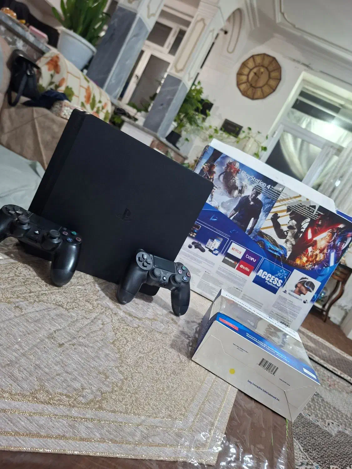 فروش پی اس فور اسلیم ۱ ترابایت با دسته اضافه|کنسول، بازی ویدئویی و آنلاین|مشگین شهر, |دیوار