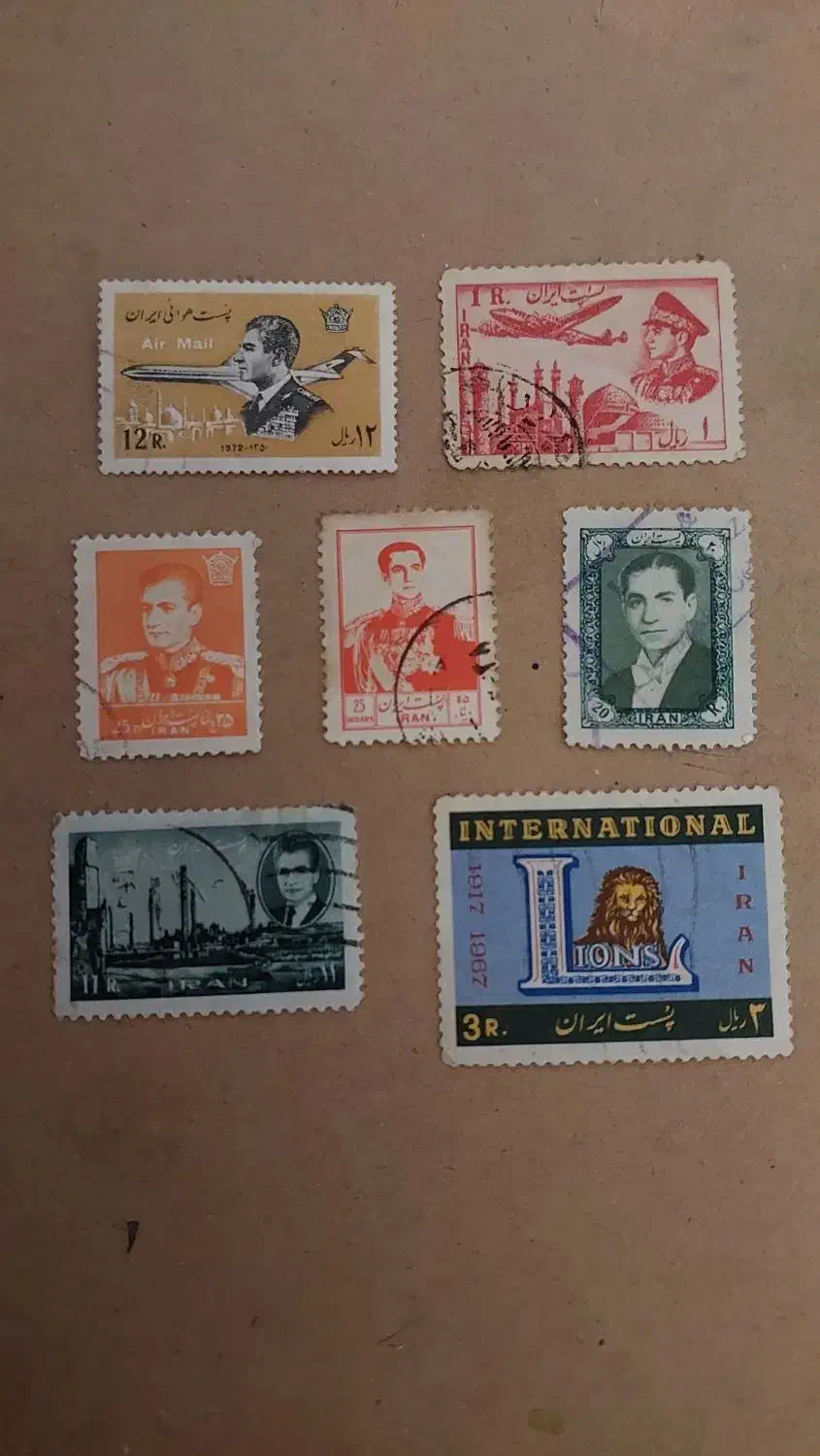 تمبر(قدیمی محمدرضاه شاه)|کلکسیون سکه، تمبر، اسکناس|سنندج, |دیوار