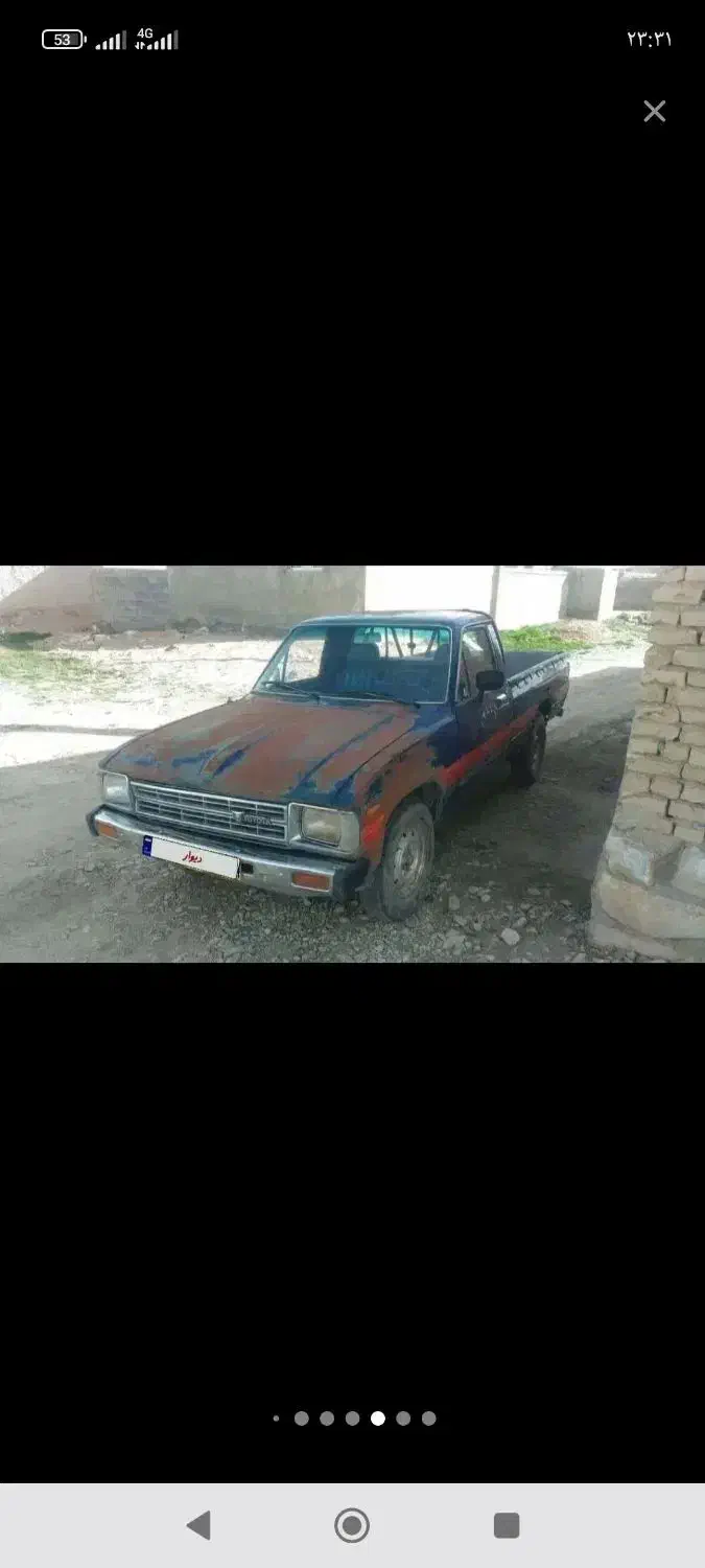 تویتا هایلوکس بدون رنگ تک برگ سند|خودرو سواری و وانت|قروه, |دیوار