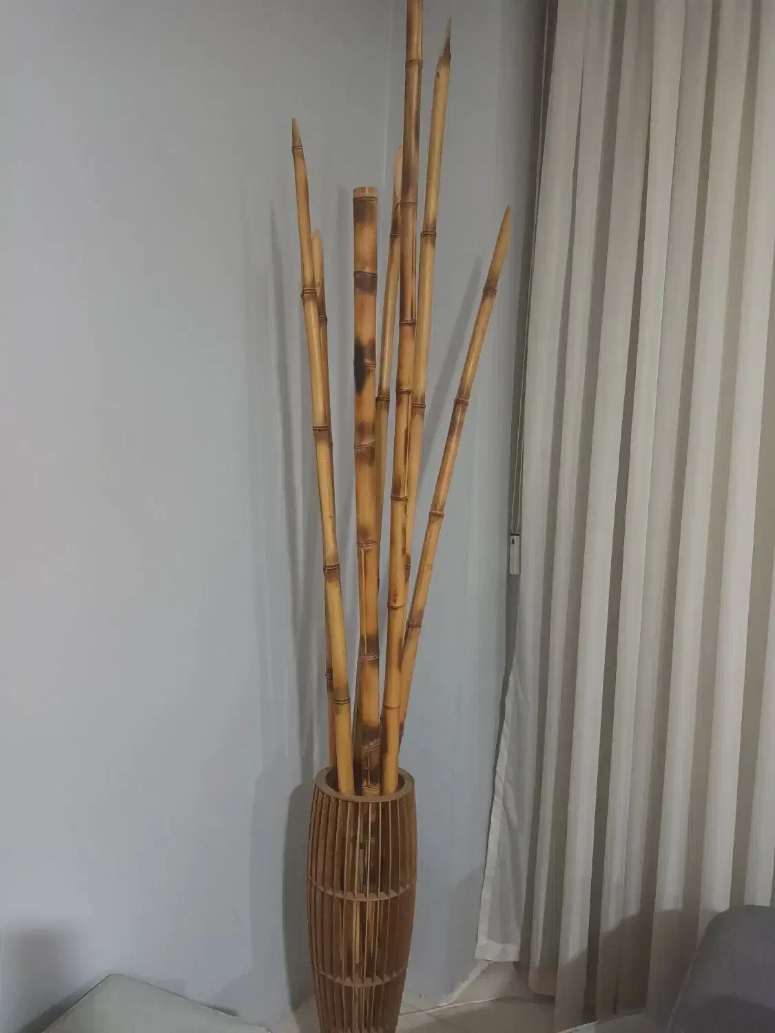 سه عدد گلدان بانی بامبو|گل مصنوعی|مشهد, شهید فرامرز عباسی|دیوار