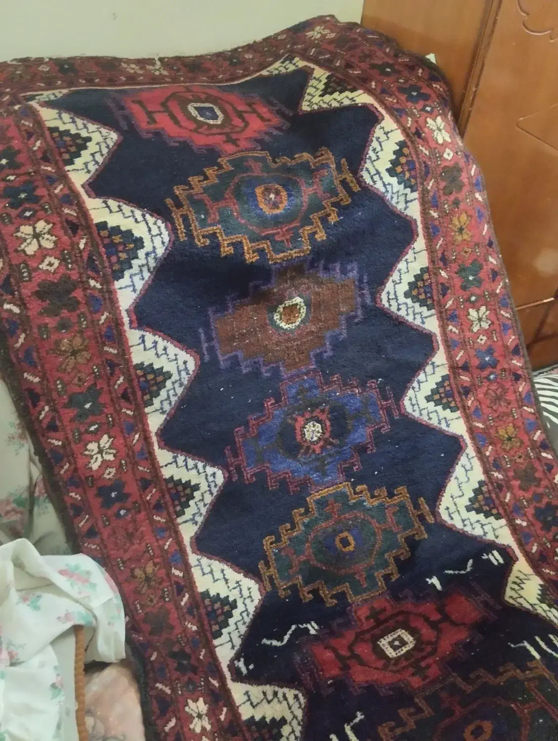 فرش دستباف ۳متری|فرش|وحیدیه, |دیوار