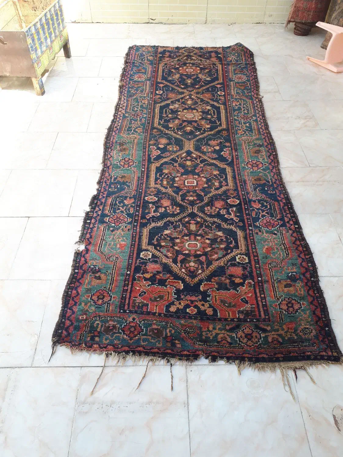 فرش دست بافت قدیمی|فرش|یزد, |دیوار