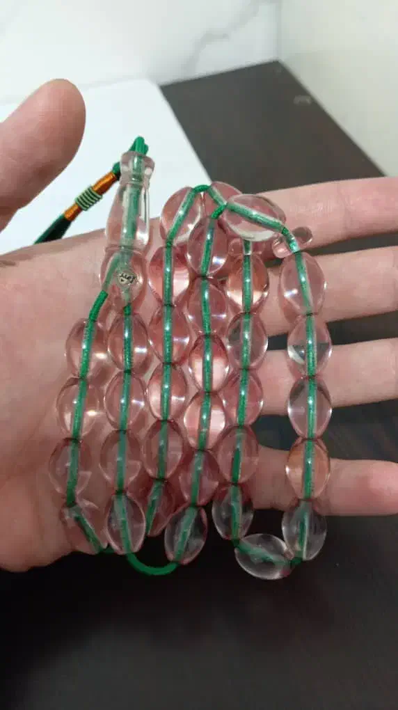 تسبیح سندلوس نباتی قیچی . تسبیح سندلوس 35عددی .|جواهرات|سقز, |دیوار