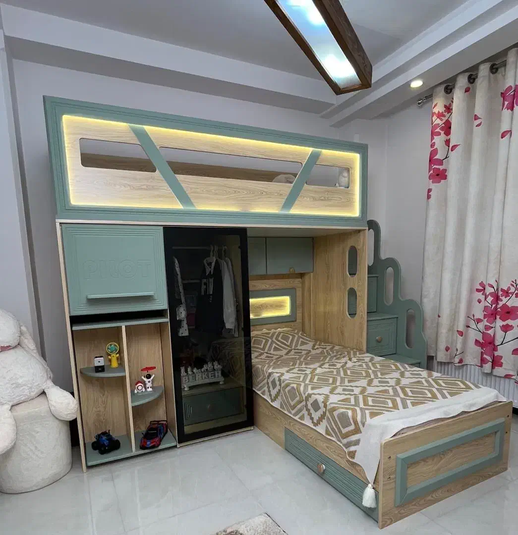 تخت دوطبقه ژورنالی با کیفیت و ضمانت|تخت و سرویس خواب|شیراز, سلطان آباد|دیوار