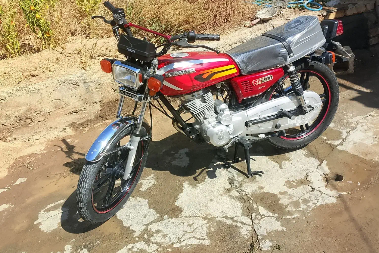 موتور|موتورسیکلت|زاینده رود, |دیوار