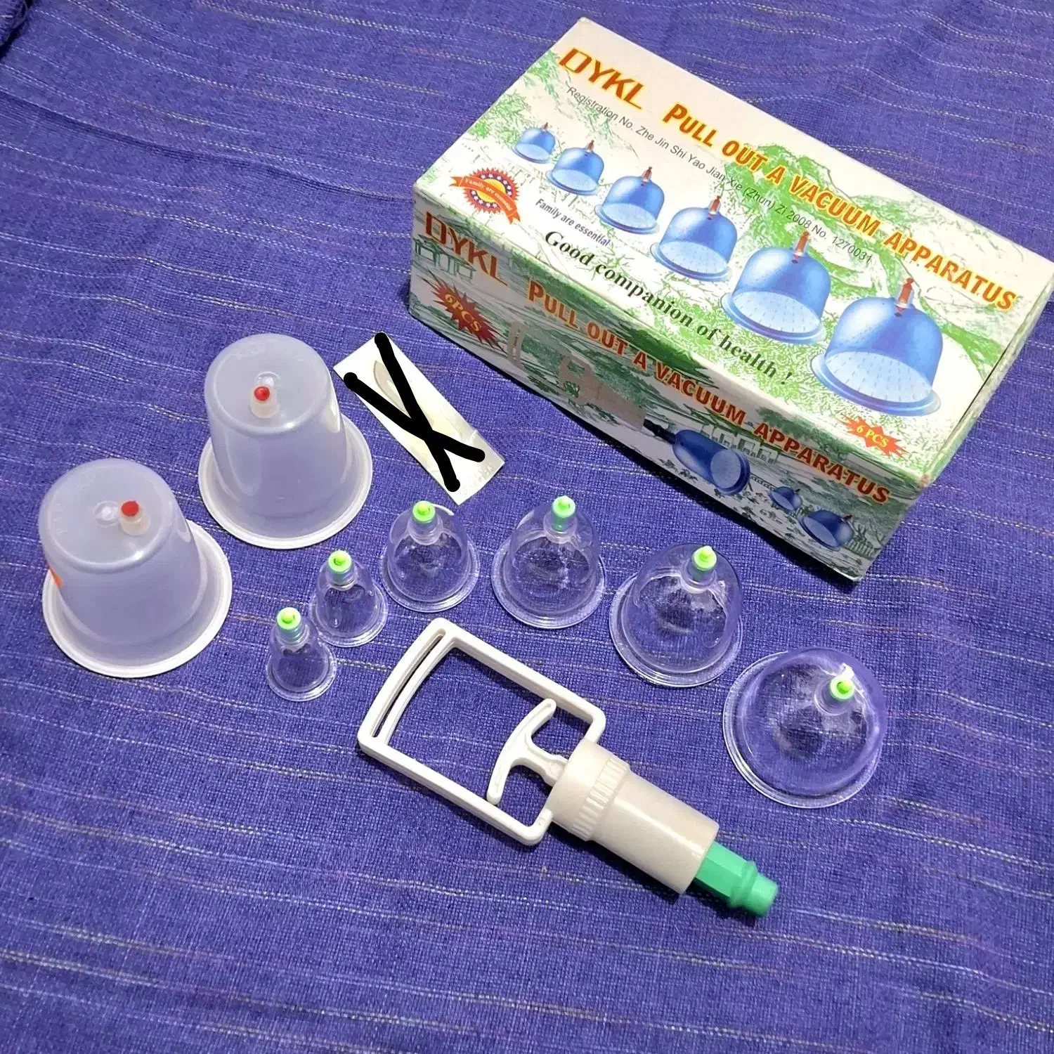 بادکشِ درمانی ۶ تایی و دو کاپ حجامت نو|پزشکی|رشت, حسین آباد|دیوار