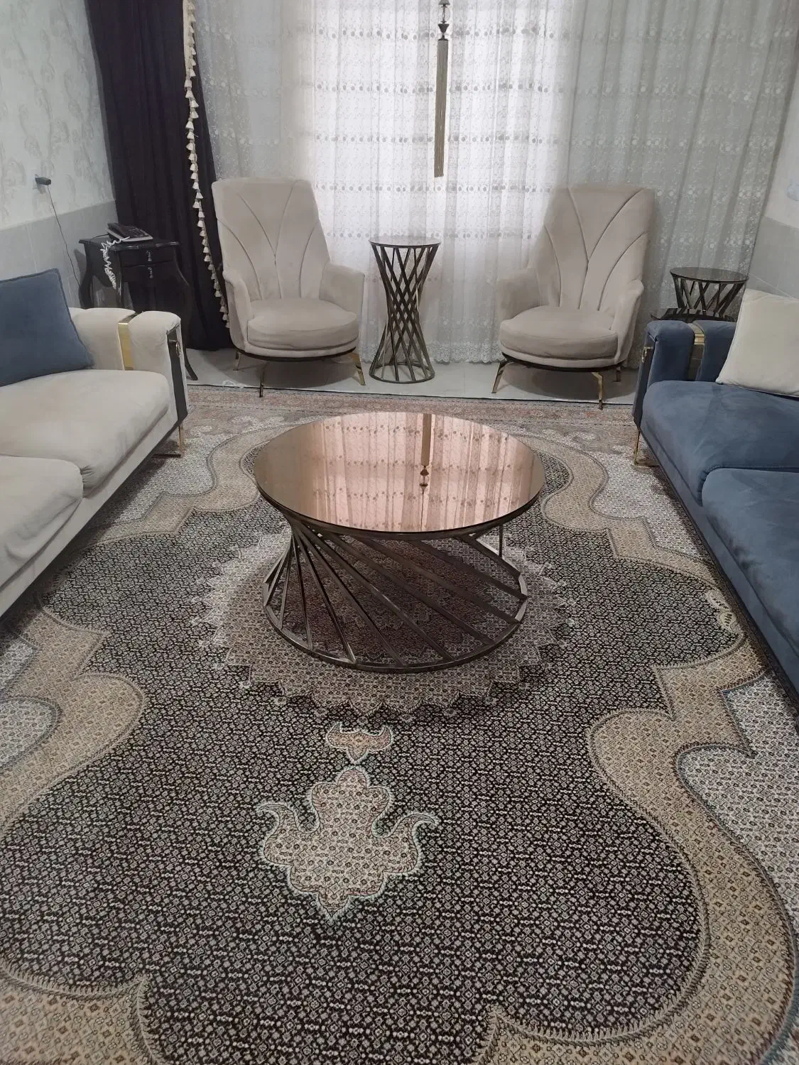 مبل ۸ نفره با پارچه نانو|مبلمان خانگی و میز عسلی|اقبالیه, |دیوار