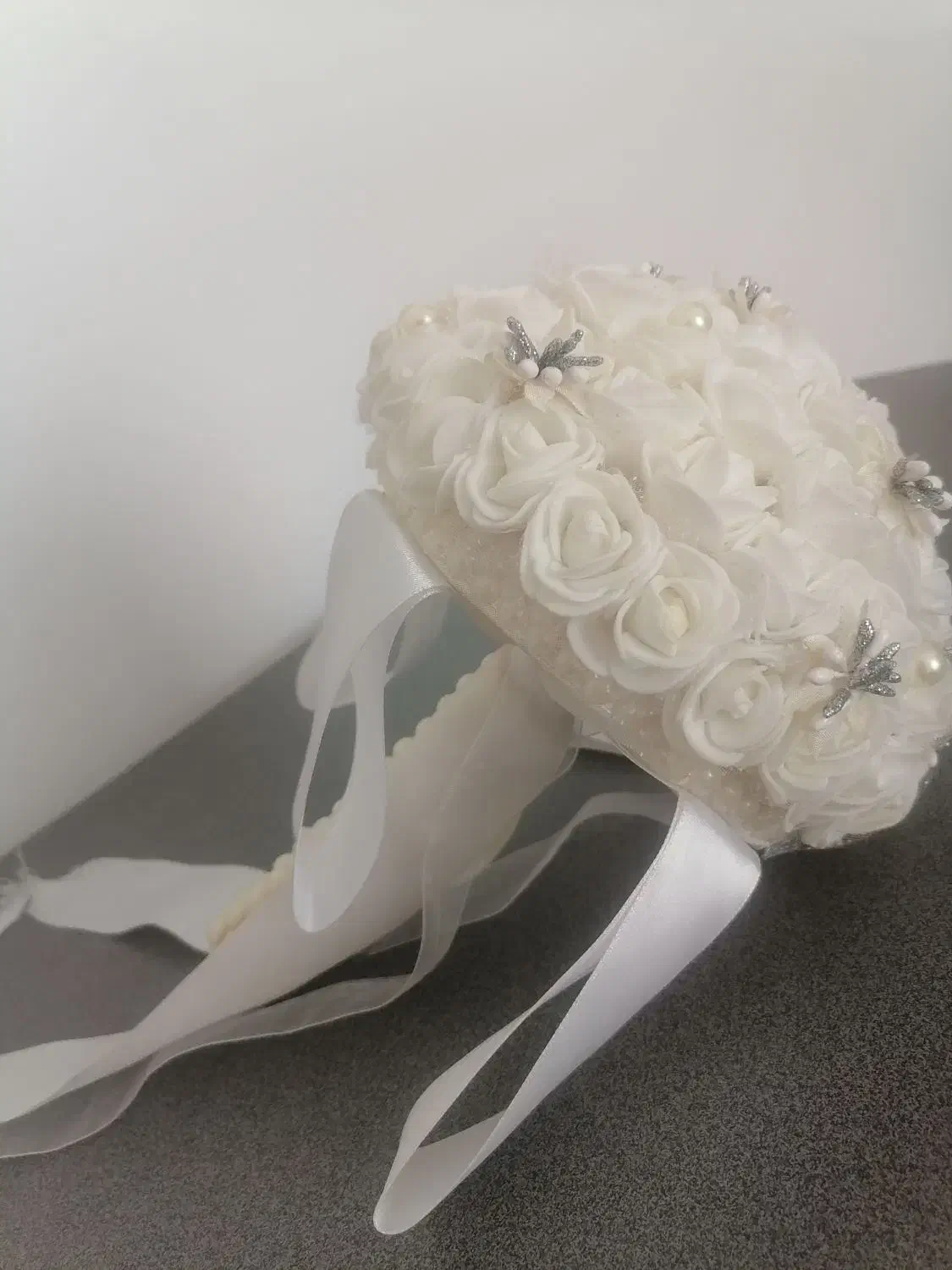 دسته گل عروس|گل مصنوعی|گناباد, |دیوار