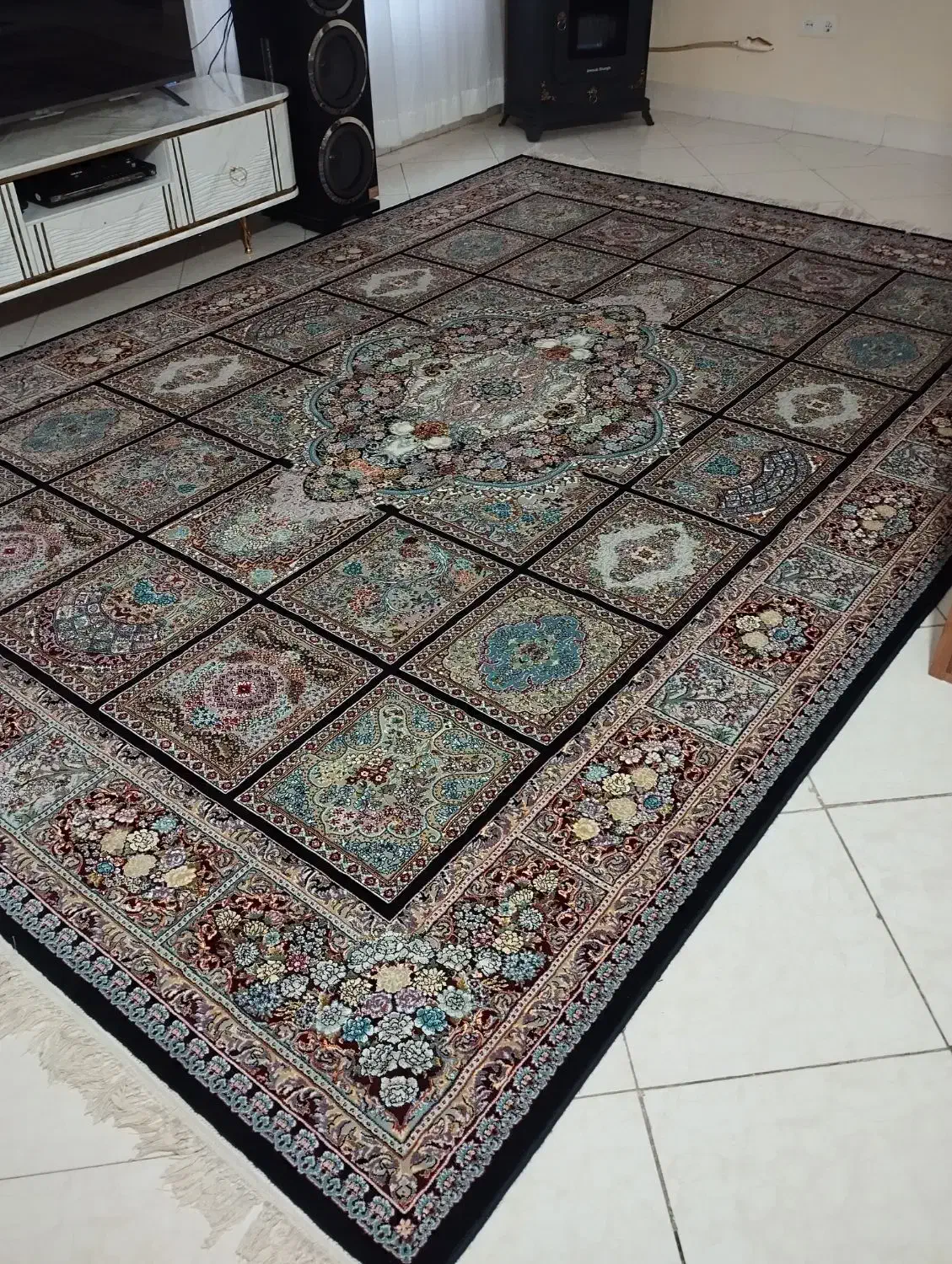 فرش|فرش|قزوین, |دیوار