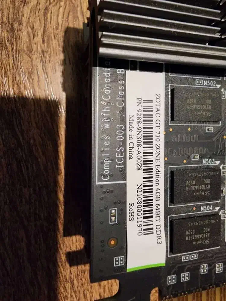 کارت گرافیک   NVIDIA zotac 730GT|قطعات و لوازم جانبی رایانه|شیراز, هفت تنان|دیوار