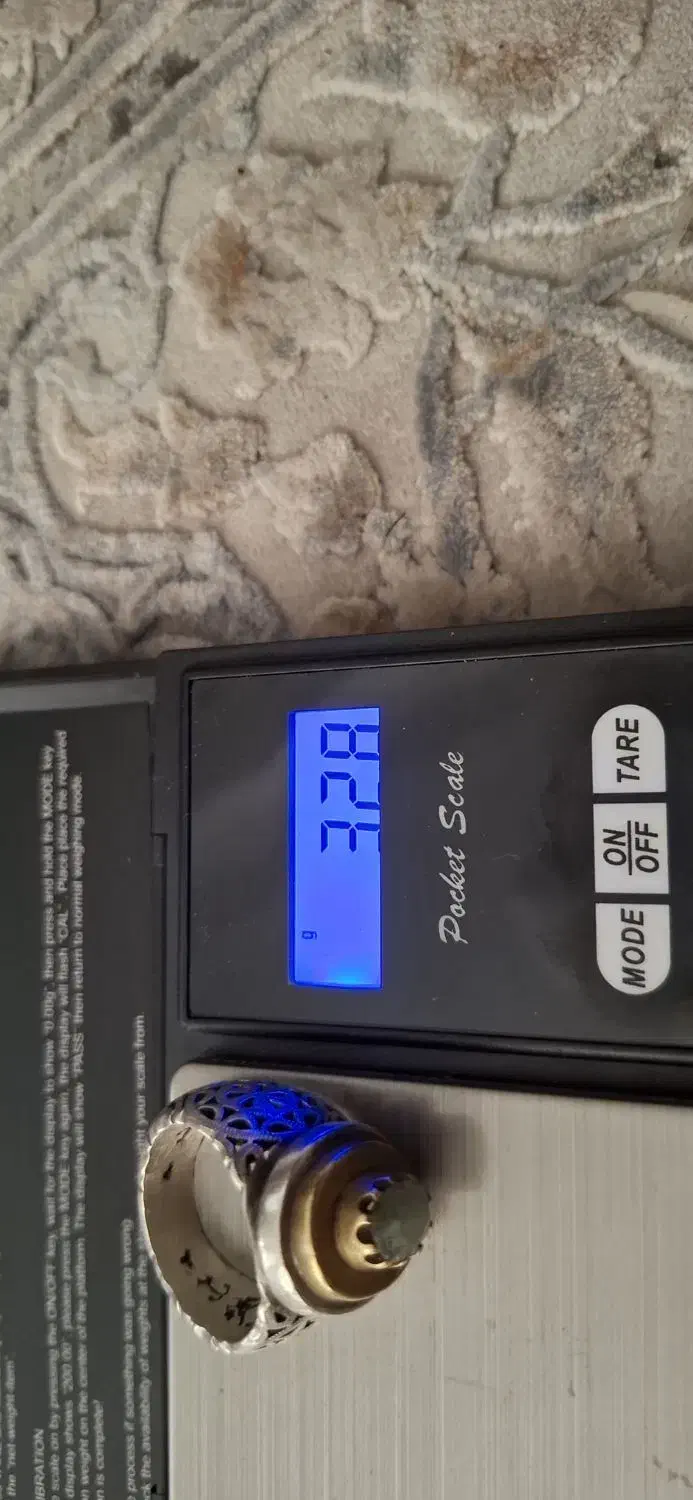 انگشتر دست ساز نقره کلکسیونی زمرد پنجشیر به شرط|جواهرات|کرمان, |دیوار