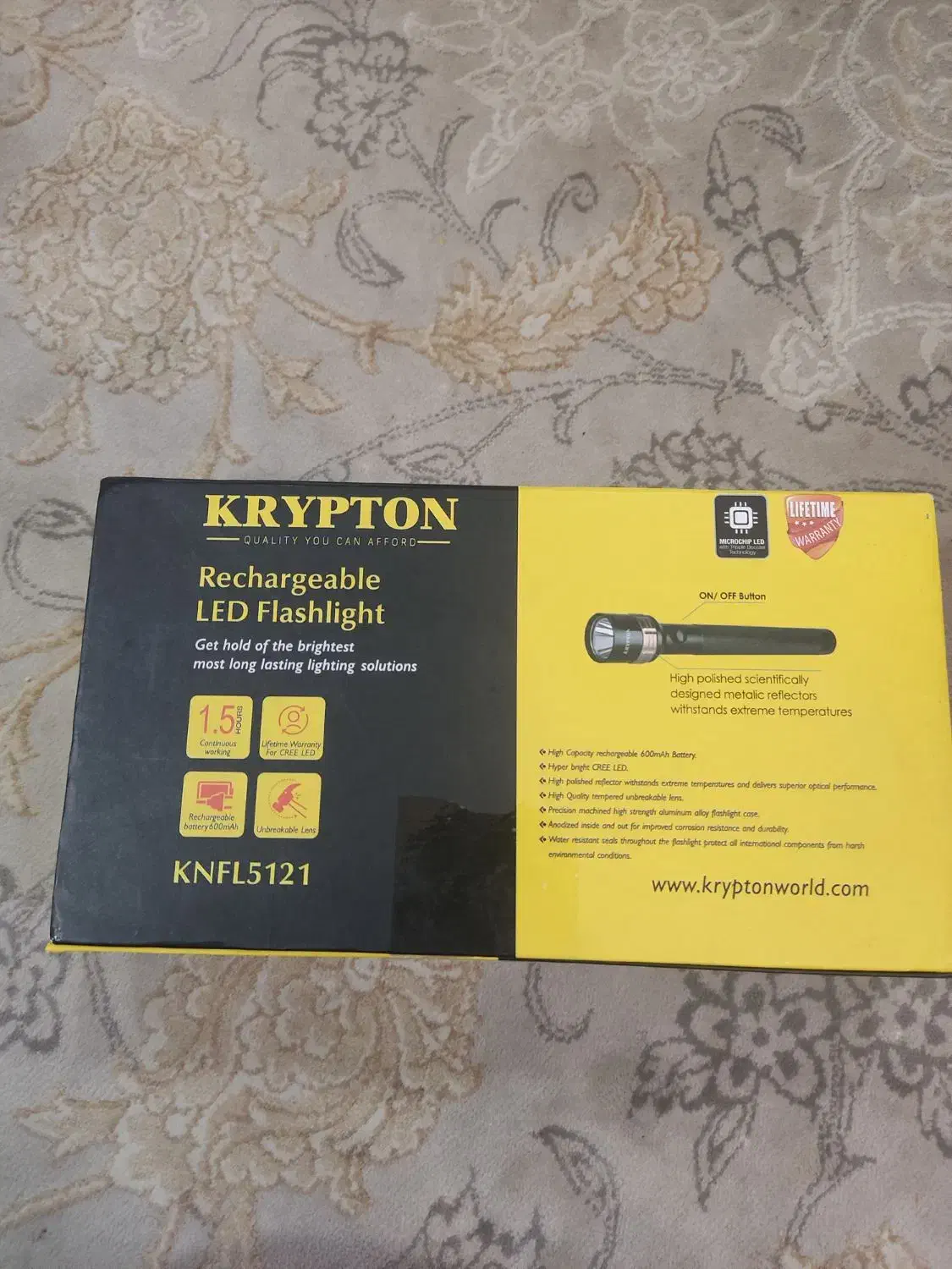 چراغ قوه ارجینال krypton|لامپ و چراغ|بوشهر, |دیوار