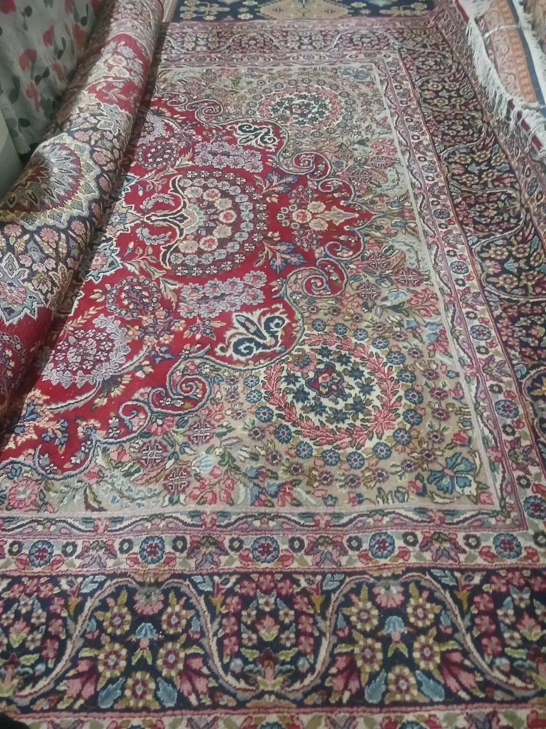 قالی کرمانی 3×4درجه یک|فرش|کرمان, |دیوار