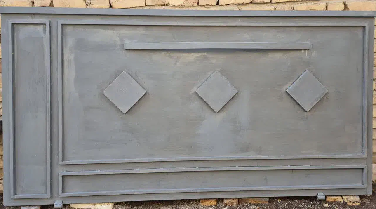 درب ورودی ساختمان دربه حیاط نو استفاده نشده|مصالح و تجهیزات ساختمان|بردسیر, |دیوار