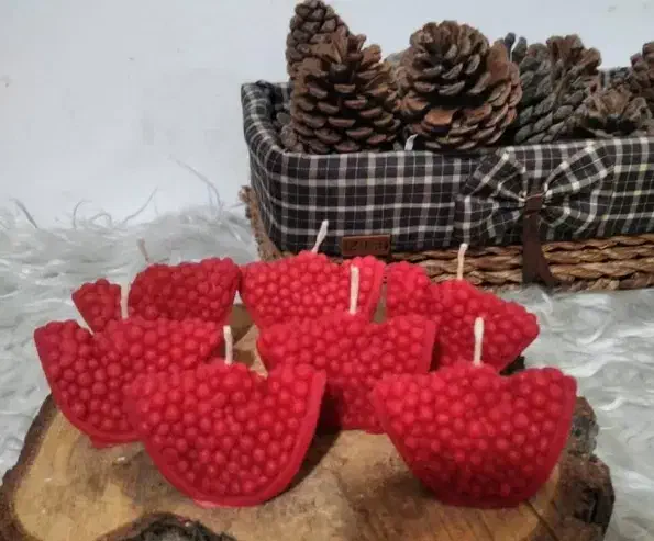 شمع و گیفت یلدایی|صنایع دستی و سایر لوازم تزئینی|شاهینشهر, خانه کارگر|دیوار