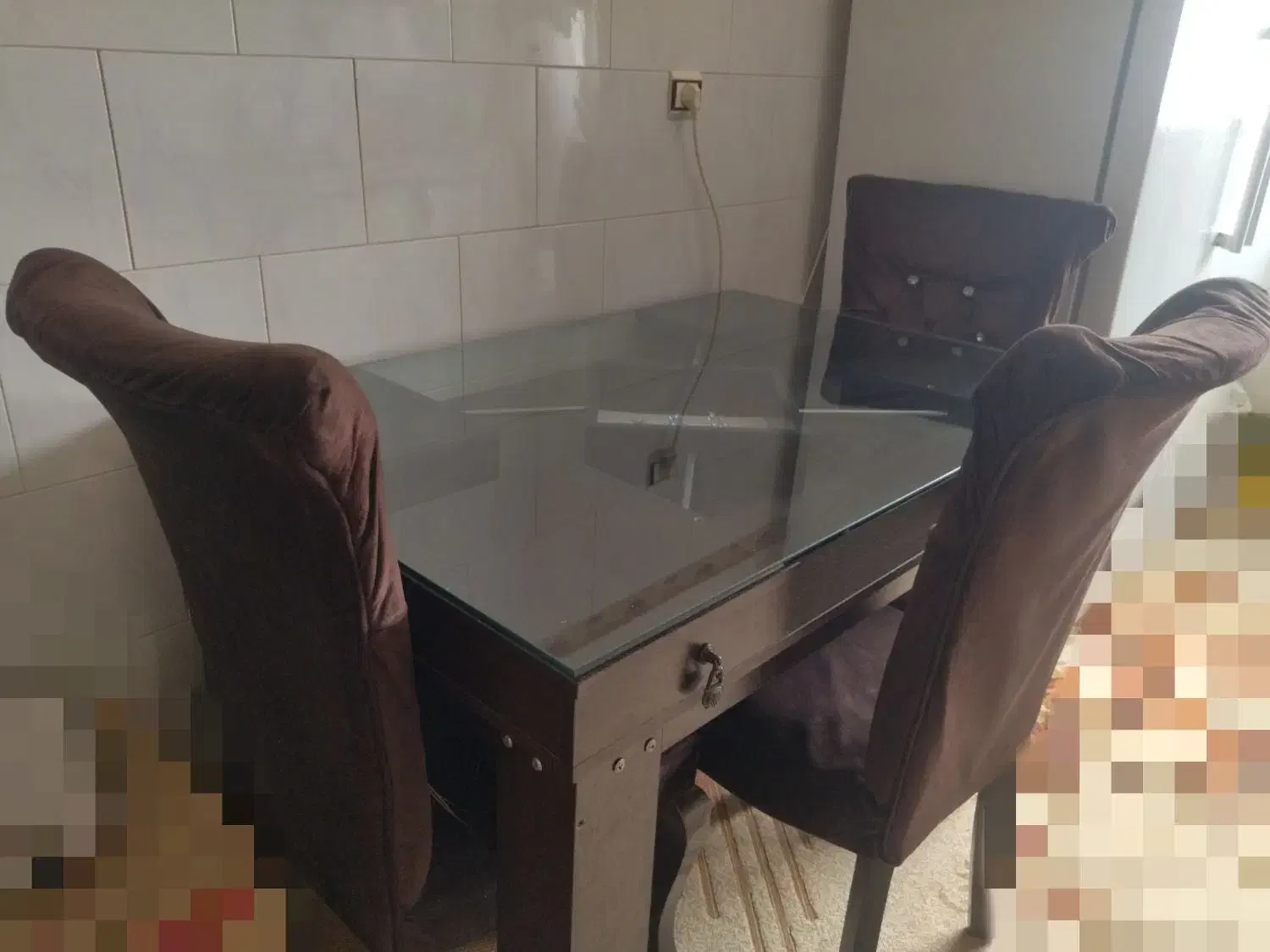 میز غذاخوری|میز و صندلی غذاخوری|خرمدره, |دیوار