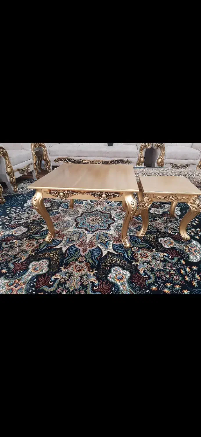 مبل ۸نفره چوب روس|مبلمان خانگی و میز عسلی|دوگنبدان, |دیوار