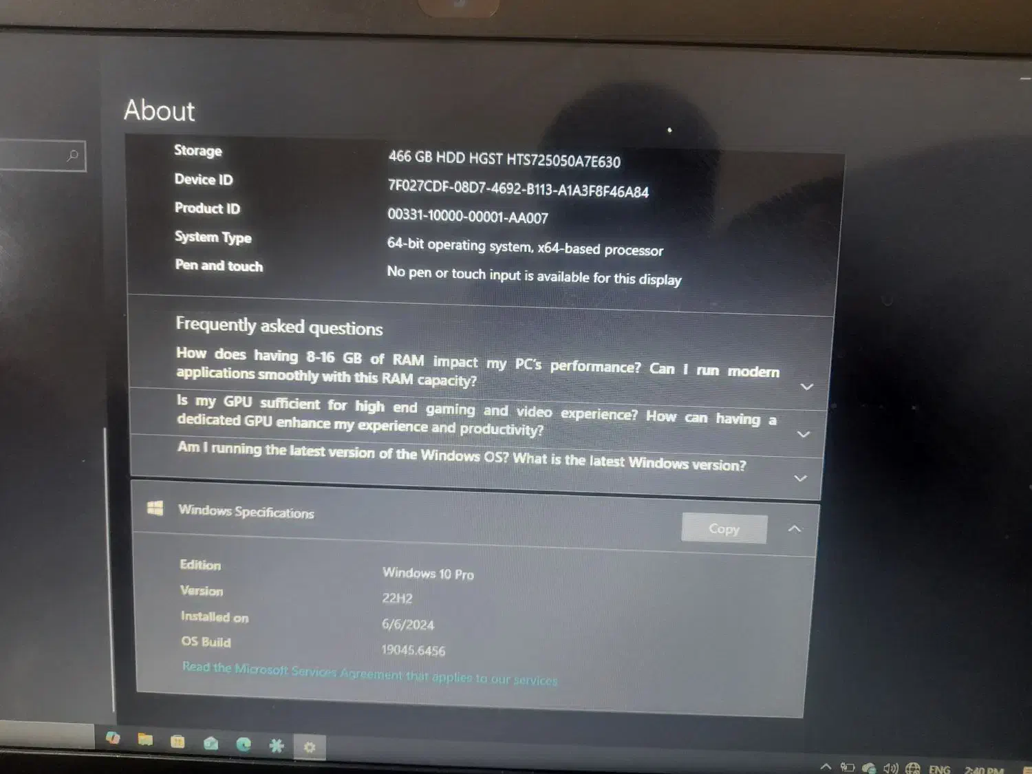 لب تاپ ایسر|رایانه همراه|تربت جام, حافظ|دیوار