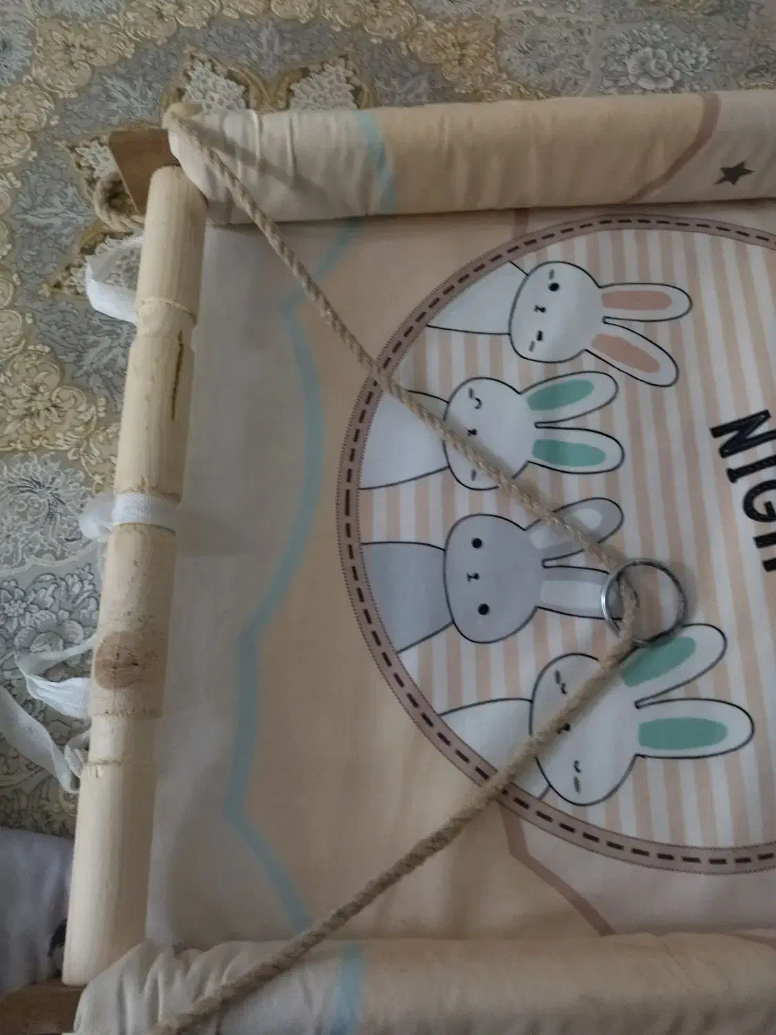 گهواره ننو پایه دار|اسباب و اثاث بچه|نیشابور, گمنام غربی|دیوار