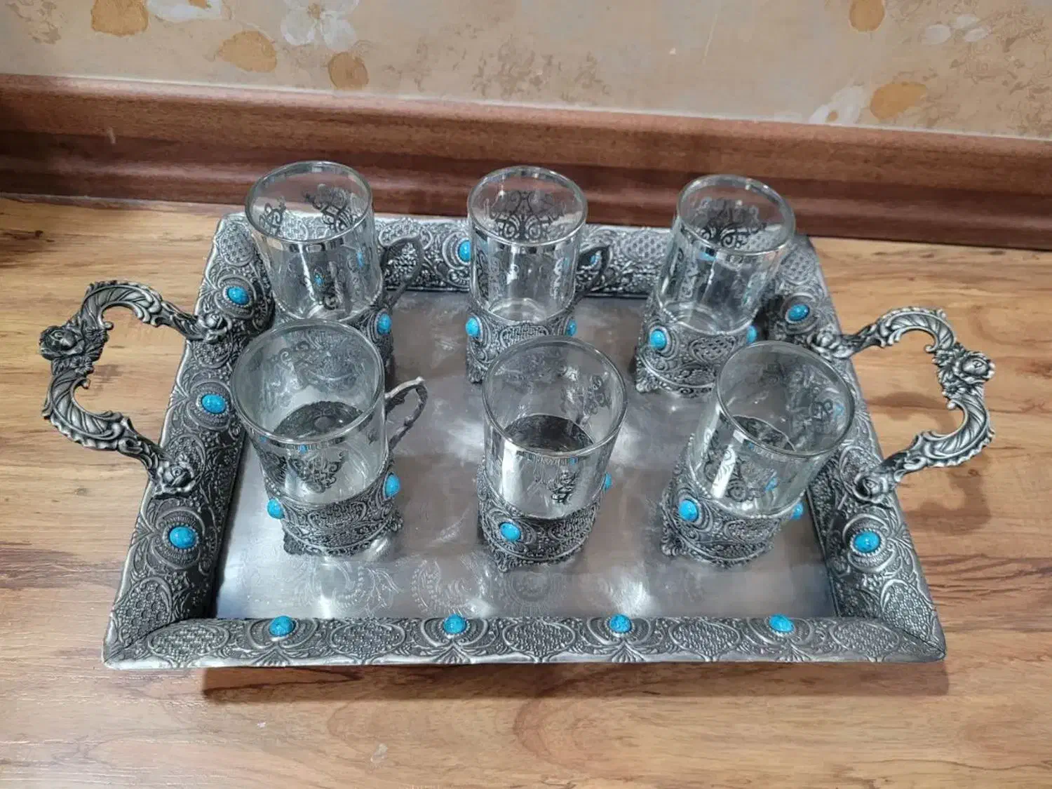 سرویس چایخوری سیلور|ظروف سرو و پذیرایی|سبزوار, توحیدشهر|دیوار