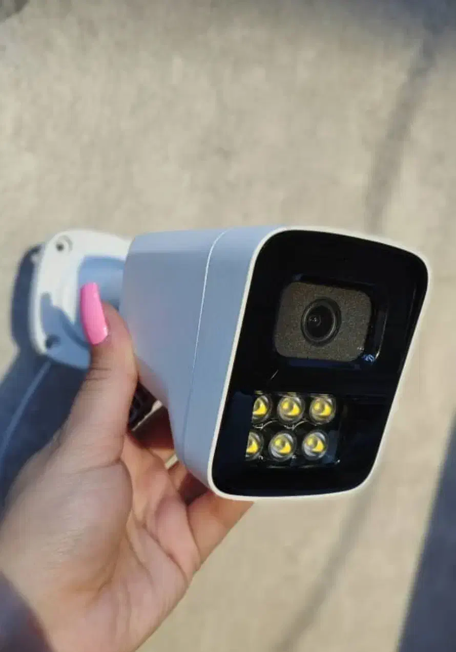 دوربین پرژکتوری با لوازم کامل پک 4|دوربین مداربسته|چمستان, |دیوار