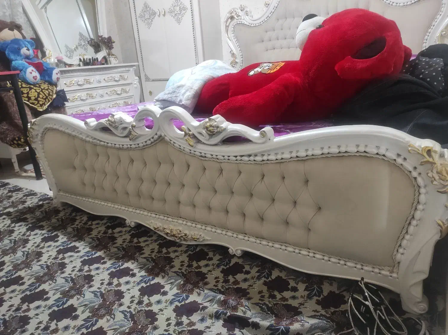 سرویس خت خواب چوبی ۲ نفره|تخت و سرویس خواب|اردبیل, |دیوار