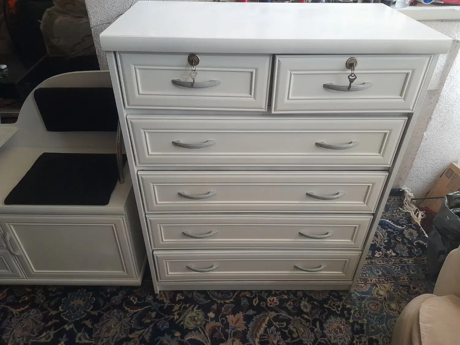 دراور و میز تلفن|جاکفشی، کمد، دراور|قزوین, |دیوار