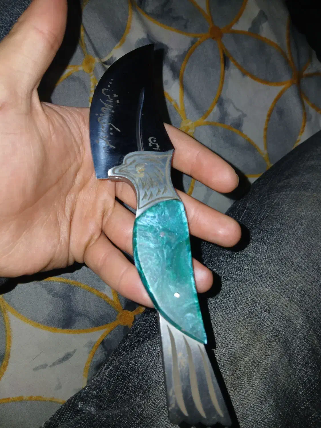 چاقو تزعینی|کلکسیون و سرگرمی|مبارکه, |دیوار