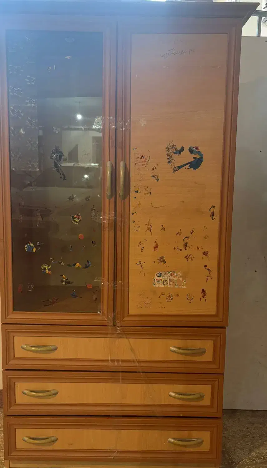 کمد بوفه قدیمی|جاکفشی، کمد، دراور|ساری, |دیوار