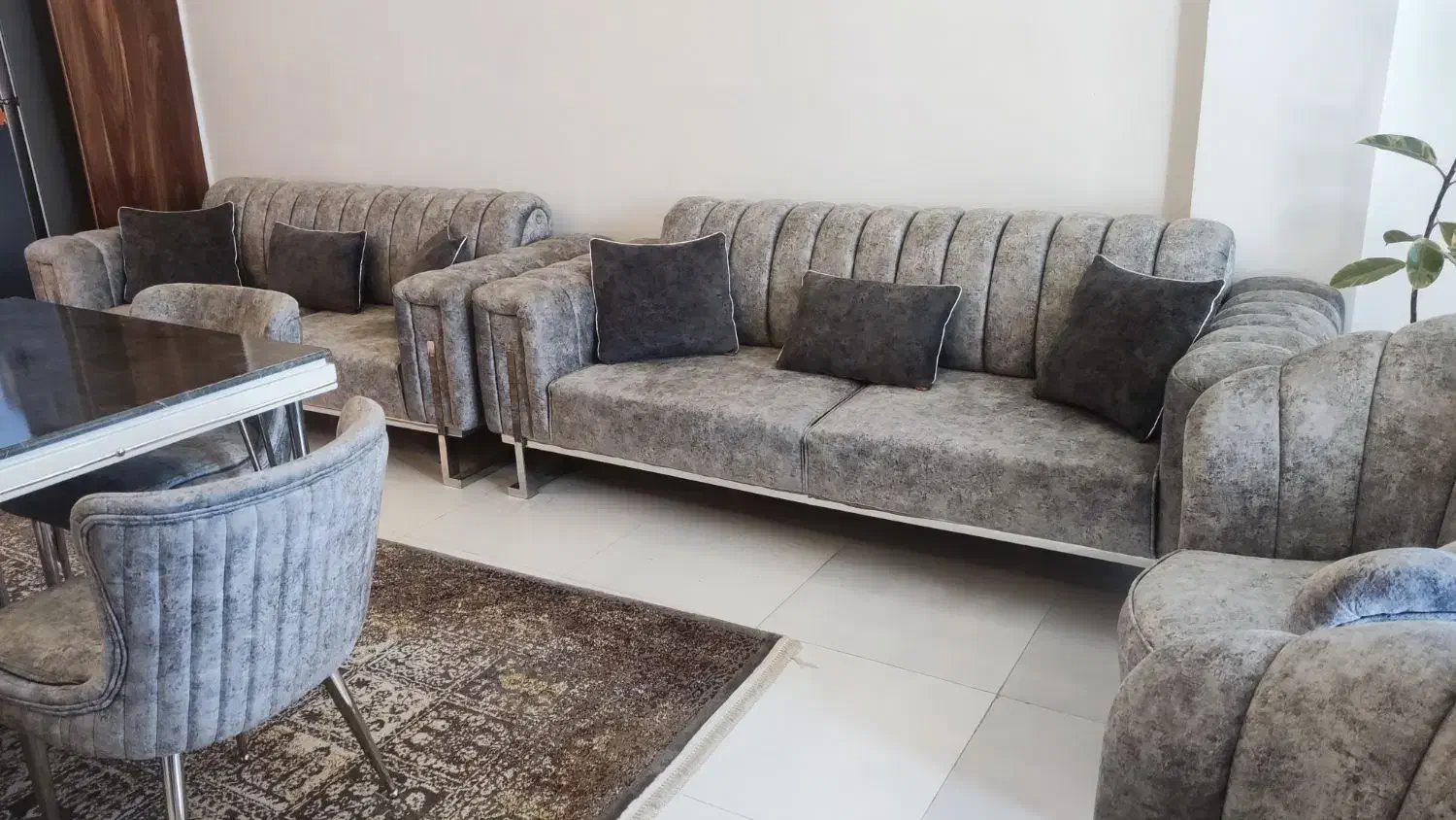 مبلمان ۸ نفره و میز نهار خوری ۴ نفره  لباسشویی نو|مبلمان خانگی و میز عسلی|اهواز, فرهنگ شهر|دیوار